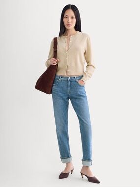 Everlane Light Blue Selvedge Straight-Leg Women's Jeans Organic Cotton 28R